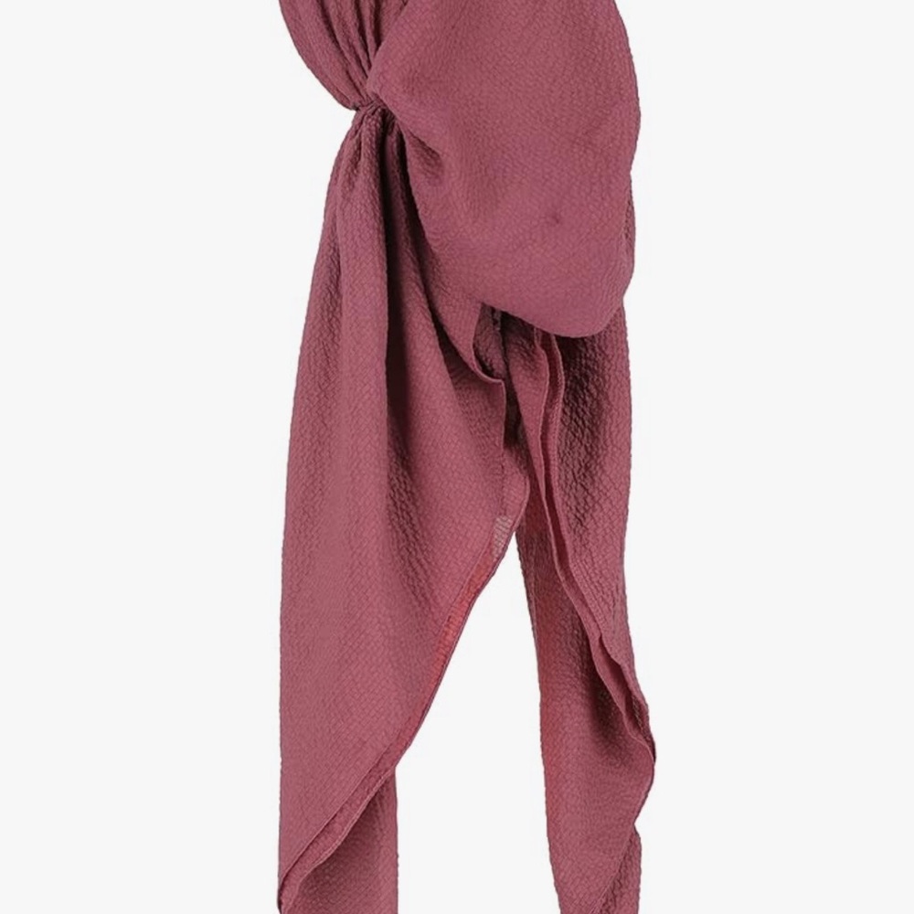 Elegant Headscarf Pink Scarf